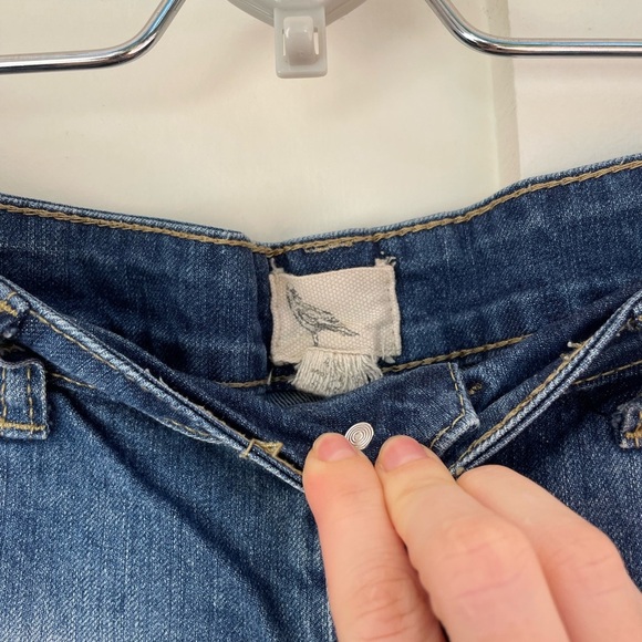 Anthropologie Boho Distressed Jean Shorts - Picture 4 of 6